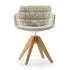 Flow Slim Armchair / Frame Oak VN / Upholstered